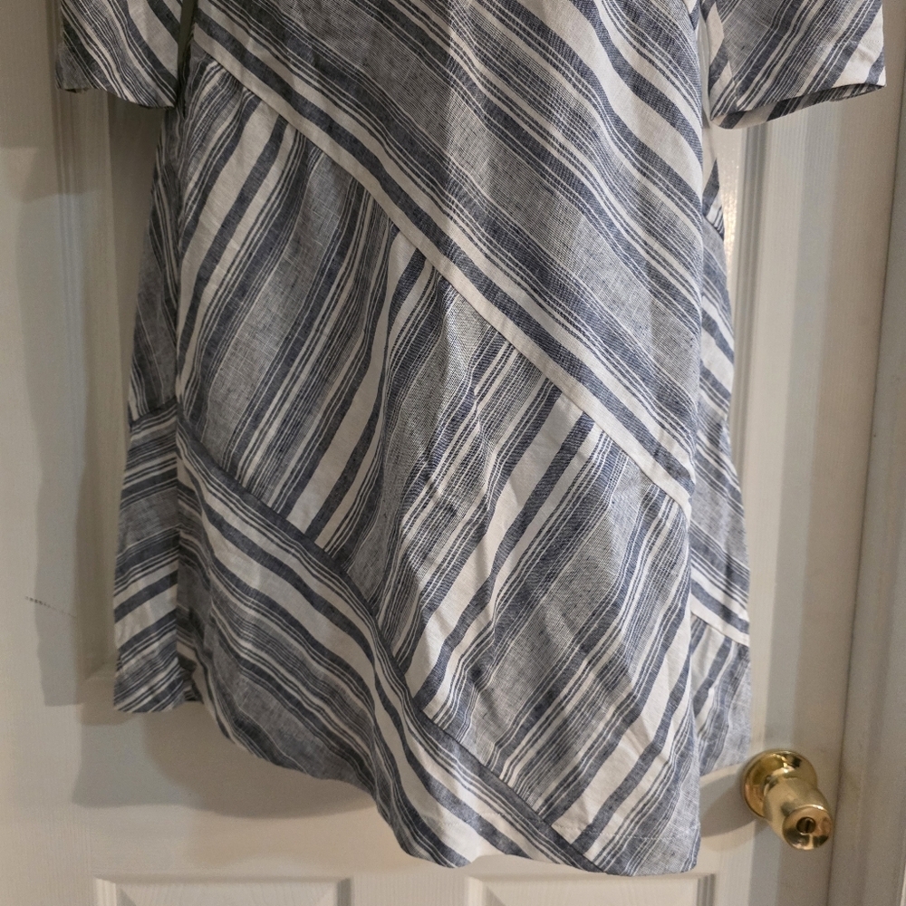 NWT Soft Surroundings Linen Blend Dress- Petite Small - Picture 6 of 14